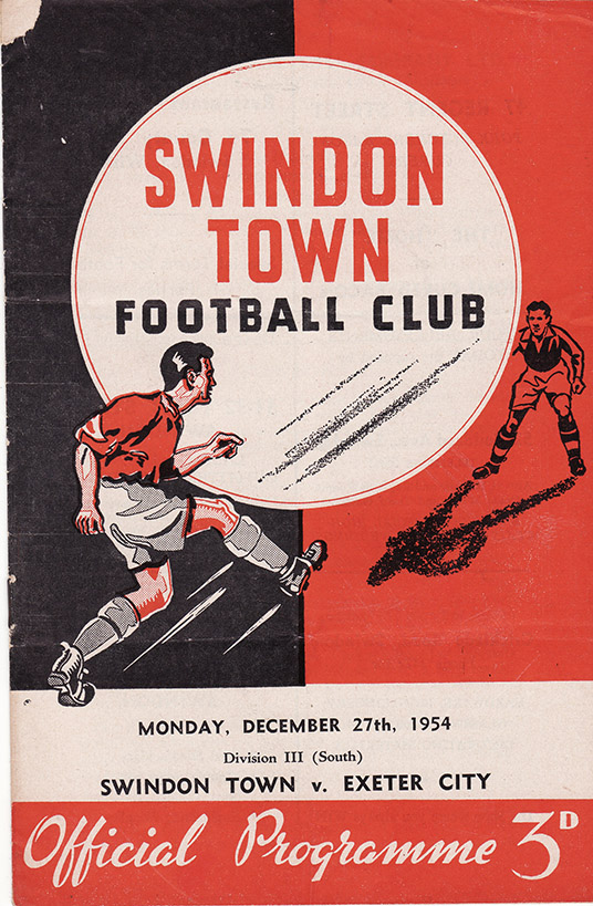 <b>Monday, December 27, 1954</b><br />vs. Exeter City (Home)